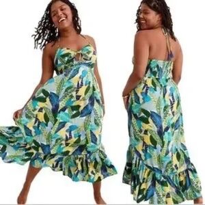 Aerie Halter Beach Maxi Sundress XS